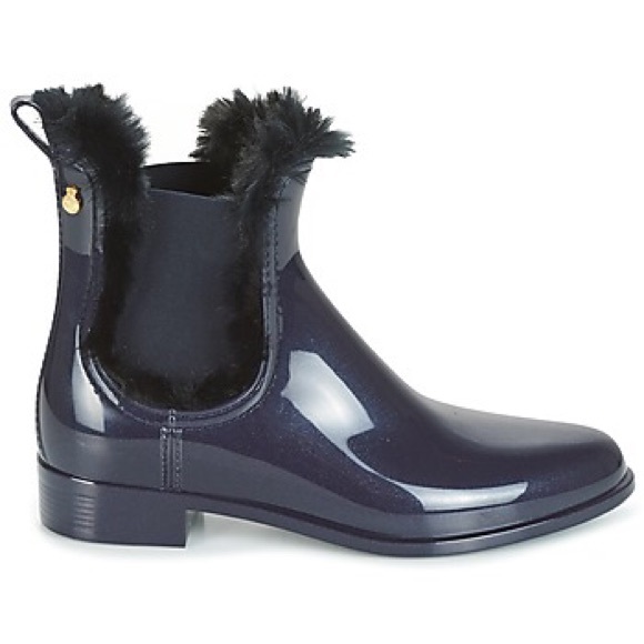 ANTHROPOLOGIE LEMON JELLY Waterproof Fur boots - Picture 2 of 5